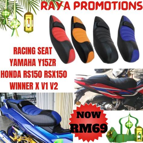 Racing Seat Yamaha Y Zr Honda Rs Rsx Winner X V V Shopee