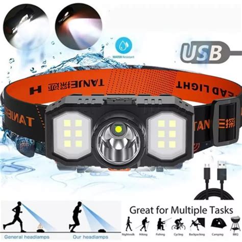 Ldi Senter Kepala Mini Led W W Headlamp Usb Chargeable