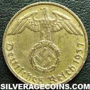 G German Third Reich Reichspfennig Silveragecoins