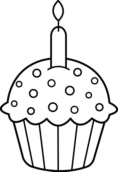 Hello Kitty Cupcake Coloring Pages - Coloring Home