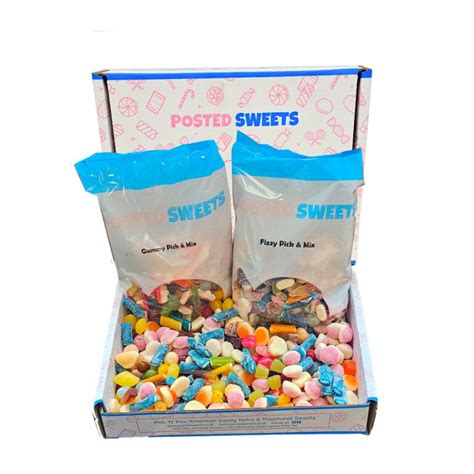 Fizzy Gummy Sweet Gift Box Posted Pick And Mix Sweets