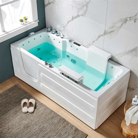 Q375l Etl Walk In Massage Bathtub With Liftable Seat Bathroom Accessory And Bathtub