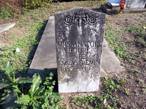 Mrs Emily Judith Fremin Bourg Find A Grave Memorial