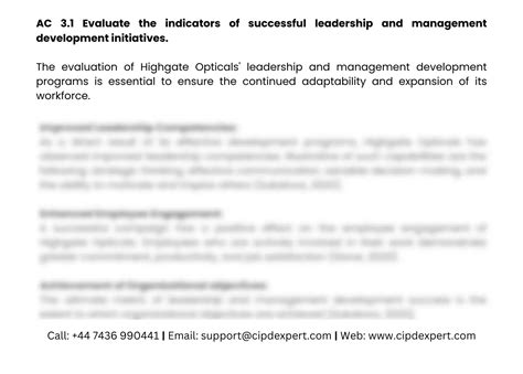 Os Leadership Management Development Cipd Expert