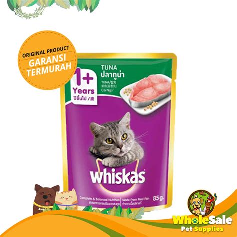 Jual Whiskas Tuna Gr Makanan Kucing Indonesia Shopee Indonesia