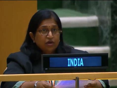 Indias Ambassador Yojna Patel Calls For Urgent Security Council