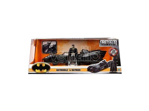 753810 Batman Druckgussmodell 1 24 1989 Batmobil Mit Jada Toys Figur