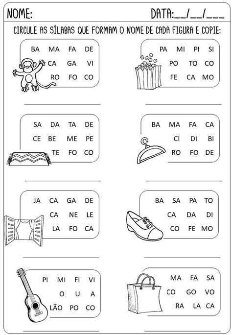 Spanish Worksheet With Pictures And Words