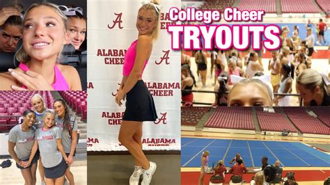 College Cheer Tryouts University Of Alabama Youtube