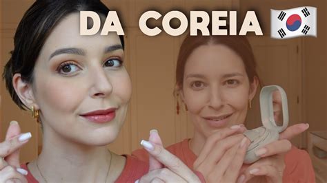 MAQUIAGEM PRODUTOS COREANOS Laura Kuczynski YouTube