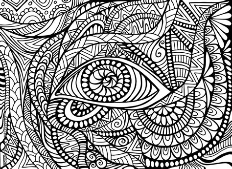 Psychedelic Coloring Pages Print