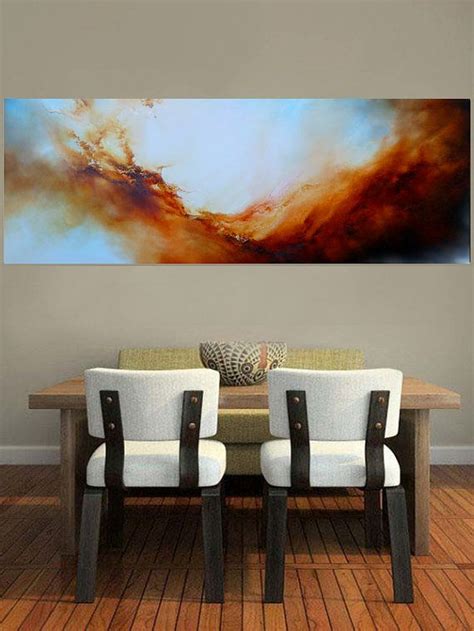 Large Canvas Abstract Oil Painting By Simon Kenny Ethereal On Sale