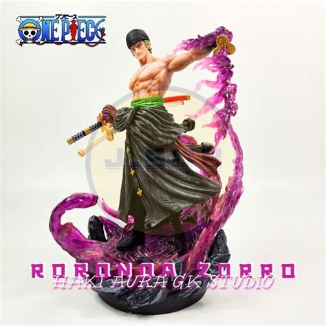 Jual Action Figure Roronoa Zoro One Piece Haki Aura Gk Studio Efek