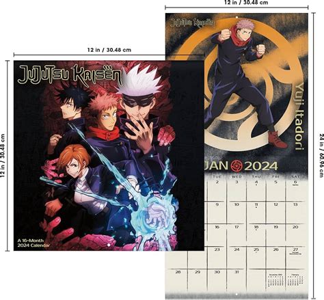 Dateworks Jujutsu Kaisen Wall Calendar Off