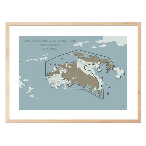 Virgin Islands National Park Map | Virgin islands national park ...