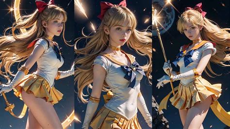 【4k Ai Lookbook】sailor Moon Sailor Venusセーラームーンセーラーヴィーナス세일러 문 세일러 비너스