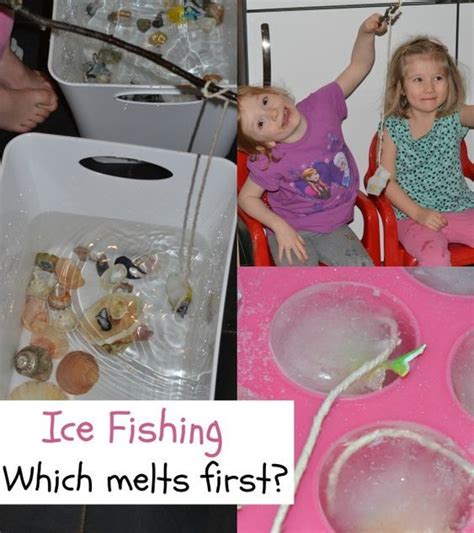 Ice Experiment For Kids Ice Fishing Winter Science Experiments