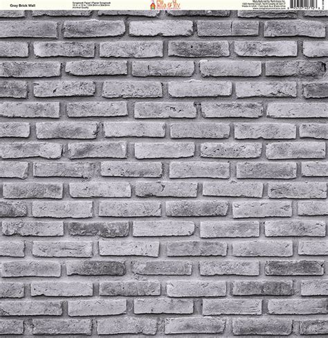 Ella And Viv Paper Company Brick Backgrounds Gray Brick Wall Paper