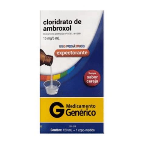 Cloridrato De Ambroxol 15mg5ml Cimed 120ml