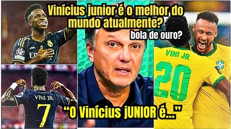 EITA Vejam só o que o MAURO CÉZAR falou do VINÍCIUS JUNIOR HOJE