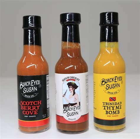 Three Sauce Sampler Black Eyed Susan Spice Co