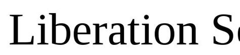 Liberation Serif Font Download Free / LegionFonts