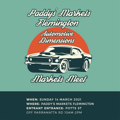 Paddy's Markets Flemington on Instagram: “Get excited! The Automotive Dimensions Car Meet at ...