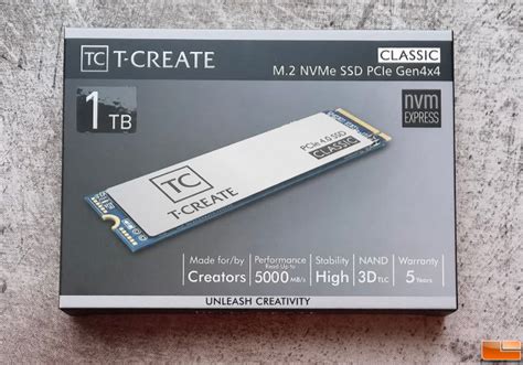 Teamgroup T Create Classic Gen Tb Ssd Review Legit Reviews