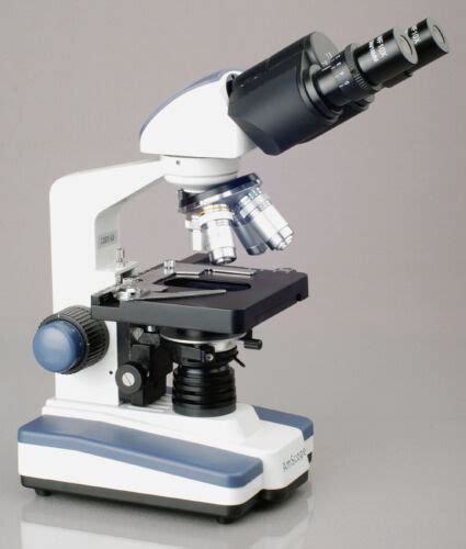 Amscope B120c E3 40x 2500x Led Digital Binocular Compound Microscope With Usb Camera For Sale