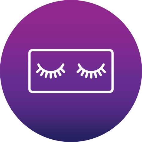 Eyelash Generic Gradient Fill Icon