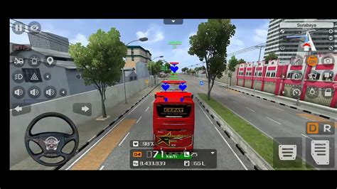 BUS Simulator Indonesia BUS Sugeng Rahayu Perjalanan Surabaya Solo