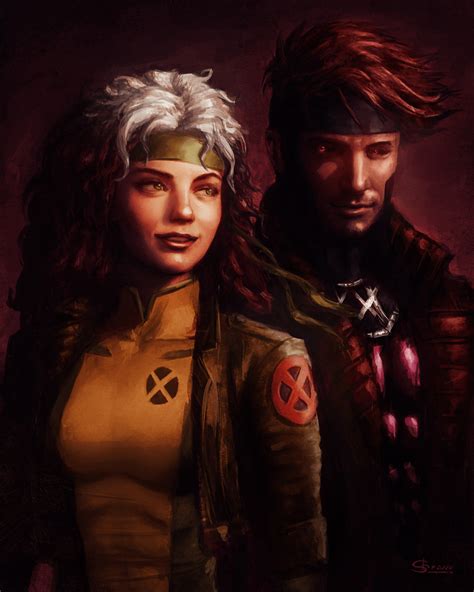 Artstation Rogue And Gambit