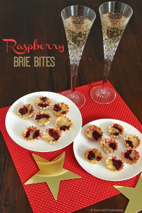 Raspberry Brie Bites Love And Confections