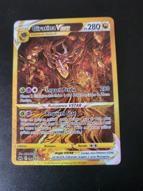 CARTE POKEMON GIRATINA Vstar Gold GG69 GG70 Zenith Supreme Fr Neuf EUR