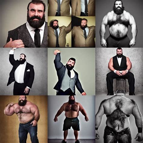 Big Burly Hairy Strongman With Four Arms Well Stable Diffusion