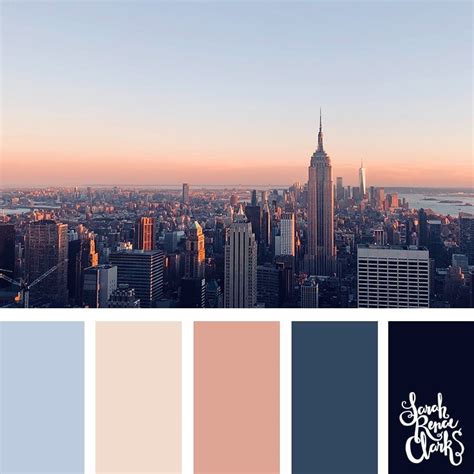 Color Palette 492 City View Sarah Renae Clark Coloring Book Artist