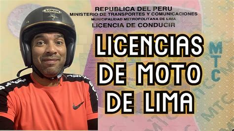 As Se Tramita La Licencia De Moto En La Municipalidad Metropolitana De