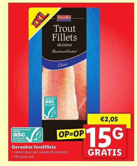 Gerookte Forelfilets Aanbieding Bij Lidl