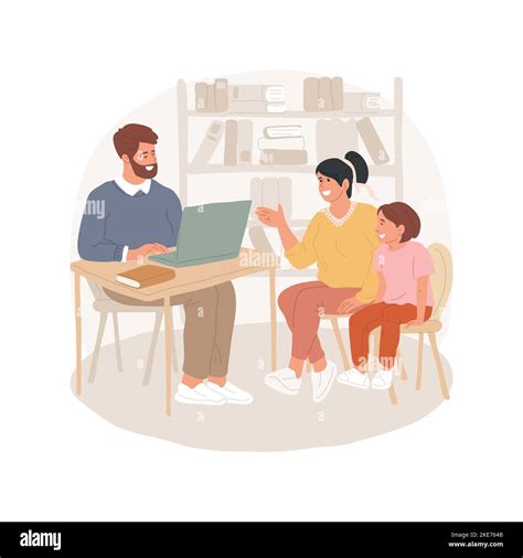 Parent teacher interview Stock Vector Images - Alamy