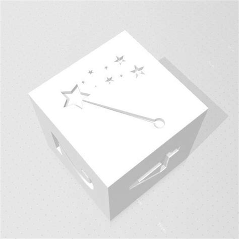 Download Stl File D2 D6 And D20 Magic Wand Symbol Logo • 3d Printing