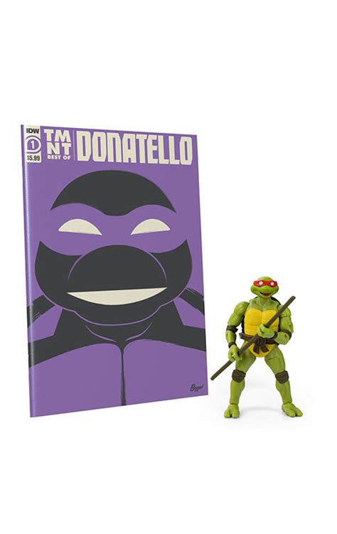 Teenage Mutant Ninja Turtles BST AXN X IDW Action Figure Comic Book