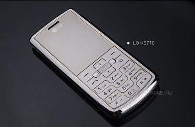 LG Shine KE770 - имиджевый телефон - LG Shine KE770 Мобильный Телефон