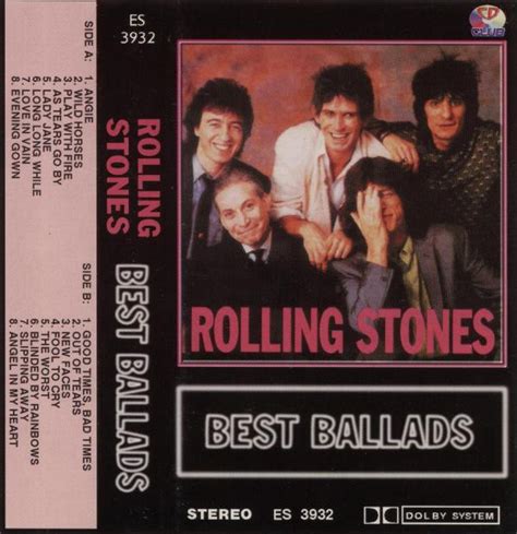 The Rolling Stones Best Ballads Cassette Discogs