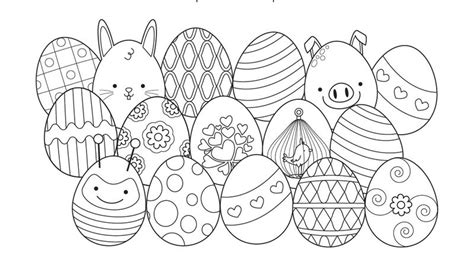 50 beaux coloriages de Pâques à imprimer