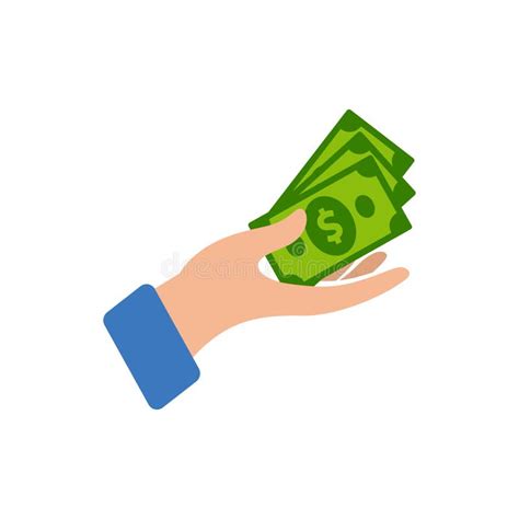 Earn Money Vector Logo Icon Design Salary Symbol Design With Hand