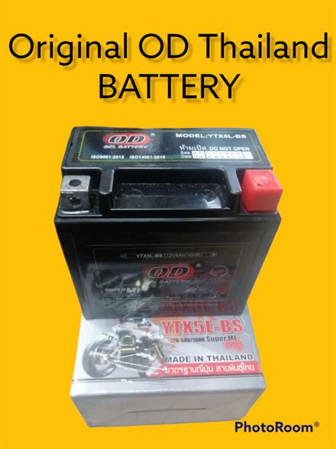 Battery 5L OD Brand Original MADE In Thailand Gel Battery YTX5L Lazada PH