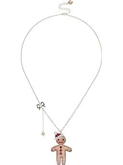 Betsey Johnson Enchanted Forest Cat Tutu Pendant Necklace Pink Free