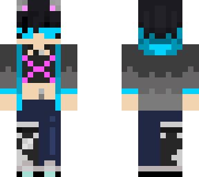 cyberpunk me | Minecraft Skin