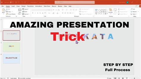 Tricks To Make Amazing Presentation Ms Powerpoint Tricks Youtube