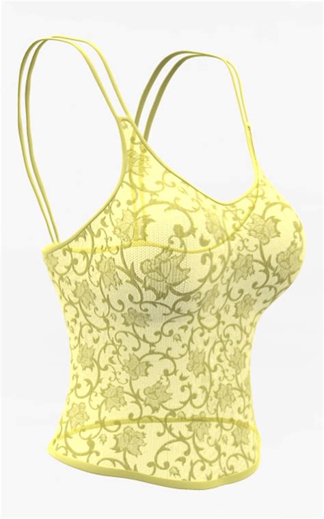 D Lingerie Set Cloth Simulations Model